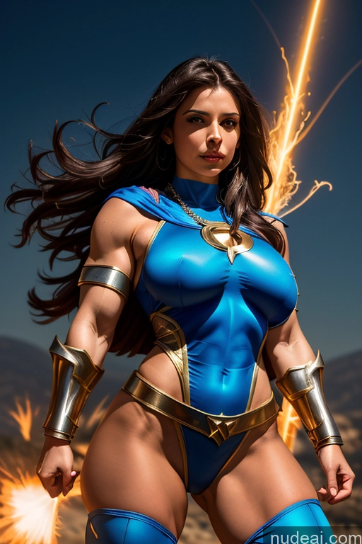 related ai porn images free for Israel Superhero Busty Small Tits Muscular Abs Knight Superheroine Fantasy Armor Powering Up