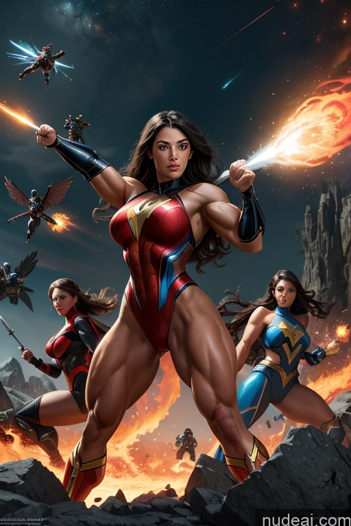 related ai porn images free for Busty Muscular Abs Superhero Spider-Gwen Mary Thunderbolt Hawkgirl Power Rangers Powering Up Dynamic View Science Fiction Style Heat Vision Captain Planet Several Bodybuilder Battlefield