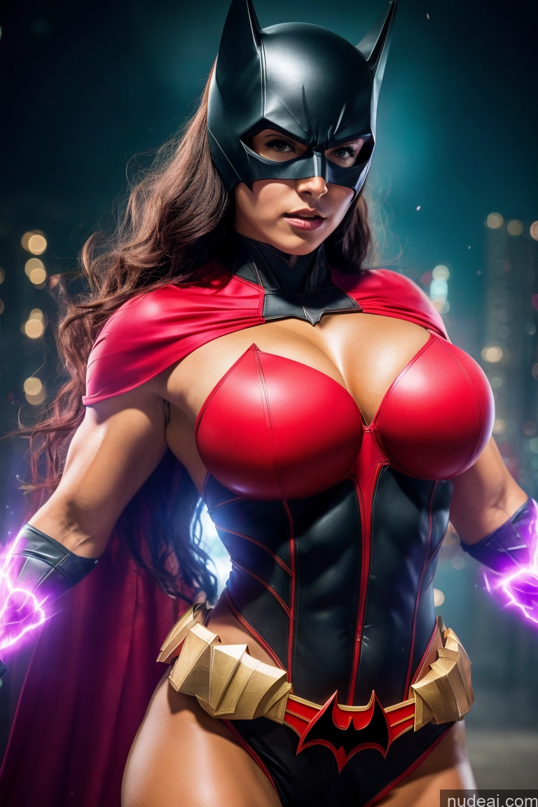 related ai porn images free for Batwoman Regal Powering Up Busty Muscular Abs Cosplay