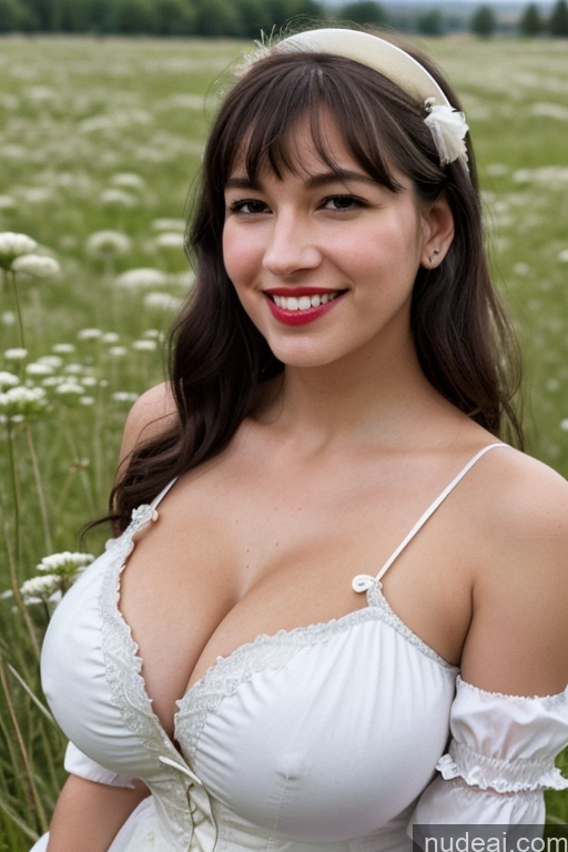 related ai porn images free for One Huge Boobs Perfect Boobs Beautiful Lipstick 40s Happy Laughing Black Hair Bangs Latina Film Photo Meadow Victorian Cleavage Model Dress