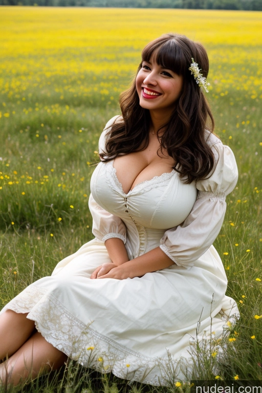 related ai porn images free for One Huge Boobs Perfect Boobs Beautiful Lipstick 40s Happy Laughing Black Hair Bangs Latina Film Photo Meadow Victorian Cleavage Model Dress