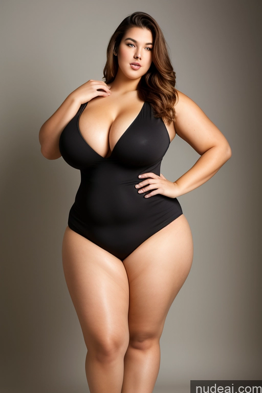 ai nude image of a pregnant woman in a black swimsuit posing for a picture pics of Big Hips Big Ass Chubby Tall Long Legs Huge Boobs Beautiful Perfect Body High Heels 18 Asian