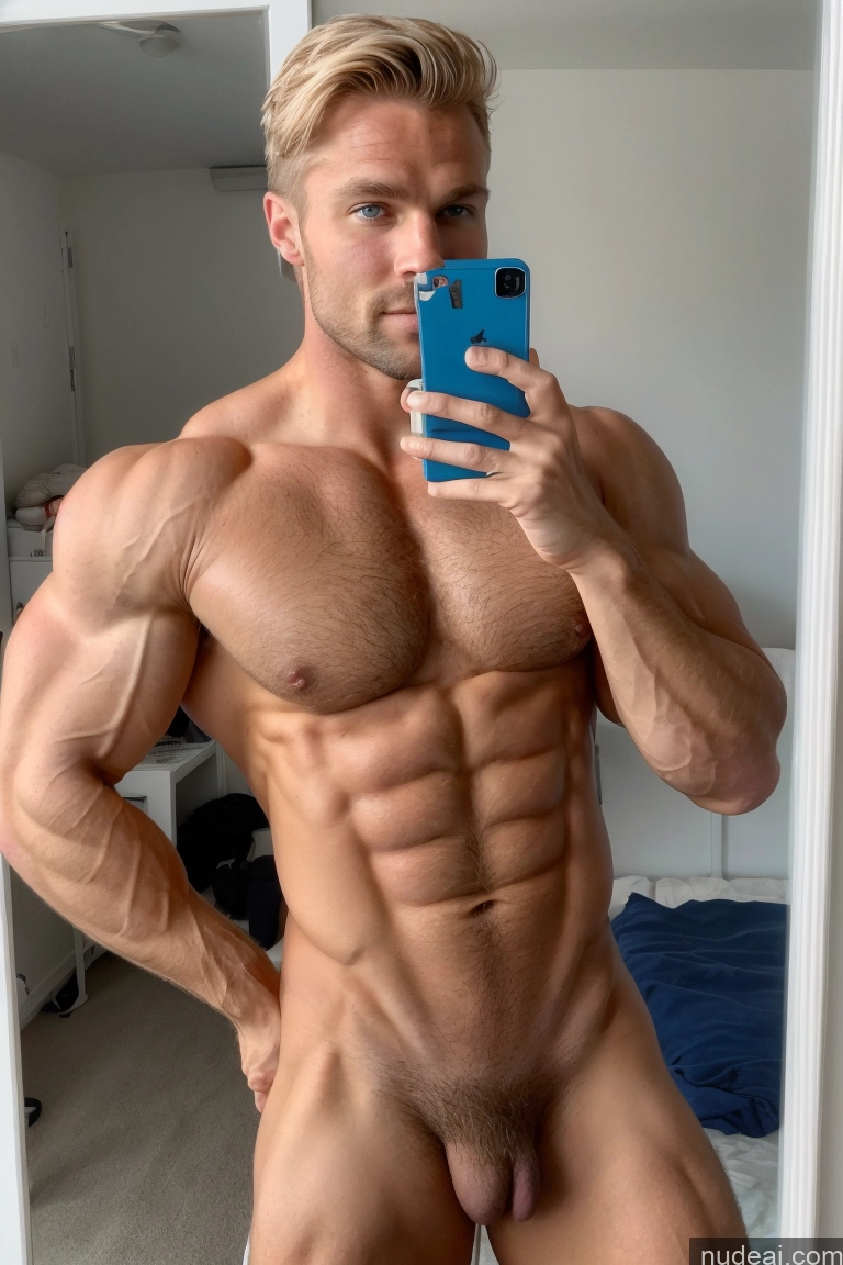 ai nude image of arafed man taking a selfie in a mirror with a cell phone pics of Hairy Women Pubic Hair Muscular Small Tits Bodybuilder Several Scandinavian Mirror Selfie Beach Perfect Boobs