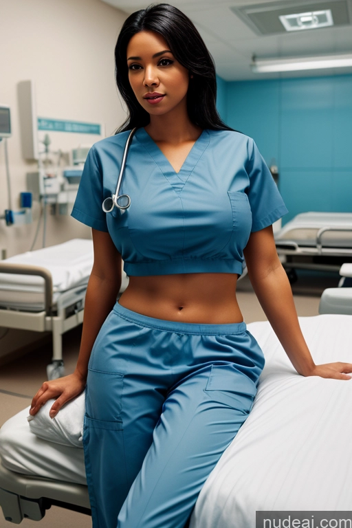 related ai porn images free for Huge Boobs Skinny Big Ass 20s Black Hair Latina 3d Hospital Front View On Back Nurse Detailed Woman