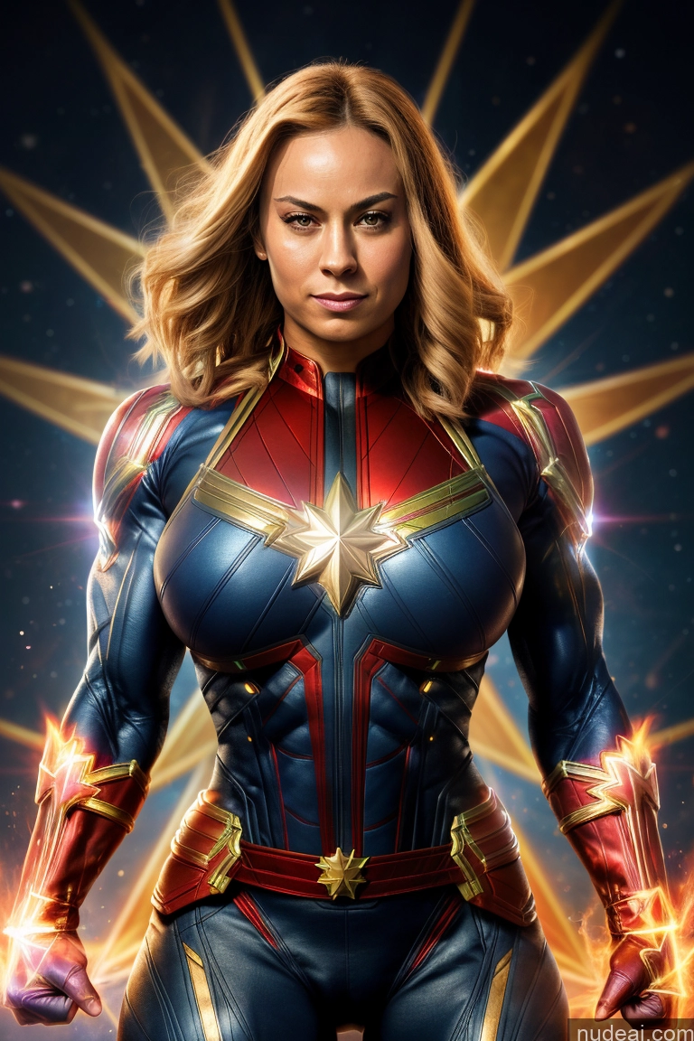 related ai porn images free for Muscular Abs Bodybuilder Captain Marvel Powering Up Science Fiction Style Huge Boobs Dynamic View Heat Vision