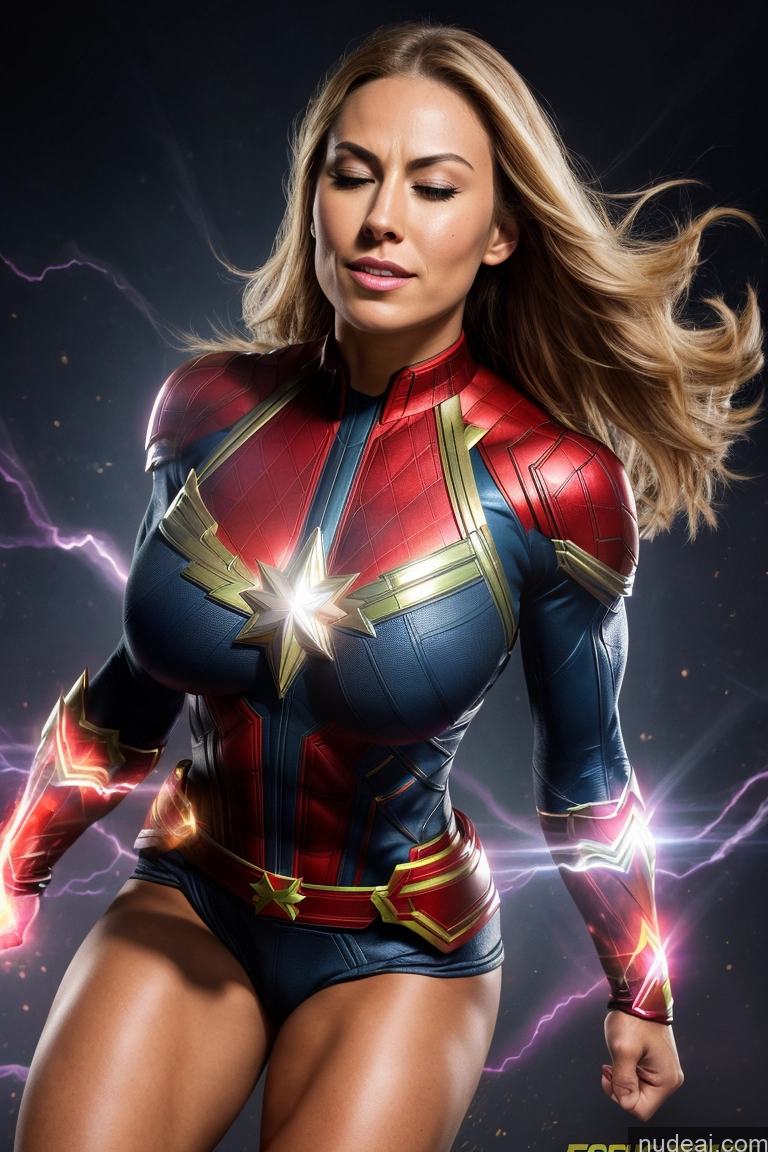 related ai porn images free for Captain Marvel Muscular Abs Squirt Powering Up Perfect Body Orgasm Cumshot Perfect Boobs Busty Superhero