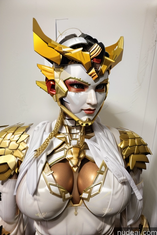 Huge Boobs Muscular Abs Menstoga, White Robes, In White And Gold Costumem, Gold Headpiece, Gold Belt, Gold Chain SuperMecha: A-Mecha Musume A素体机娘 Fairer Skin REN: A-Mecha Musume A素体机娘 SSS: A-Mecha Musume A素体机娘 Superheroine Superhero Super Saiyan 3