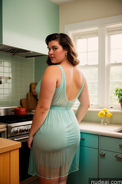 related ai porn images free for Kitchen Vintage 18 Dress Chubby Transparent Back View