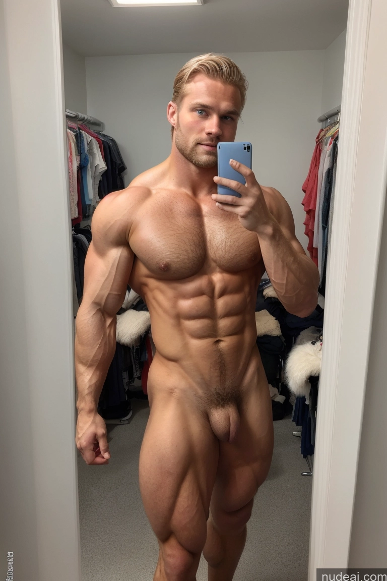 ai nude image of arafed man taking a selfie in a mirror with a cell phone pics of Pubic Hair Hairy Women Muscular Bodybuilder Several Scandinavian Mirror Selfie Changing Room Perfect Boobs