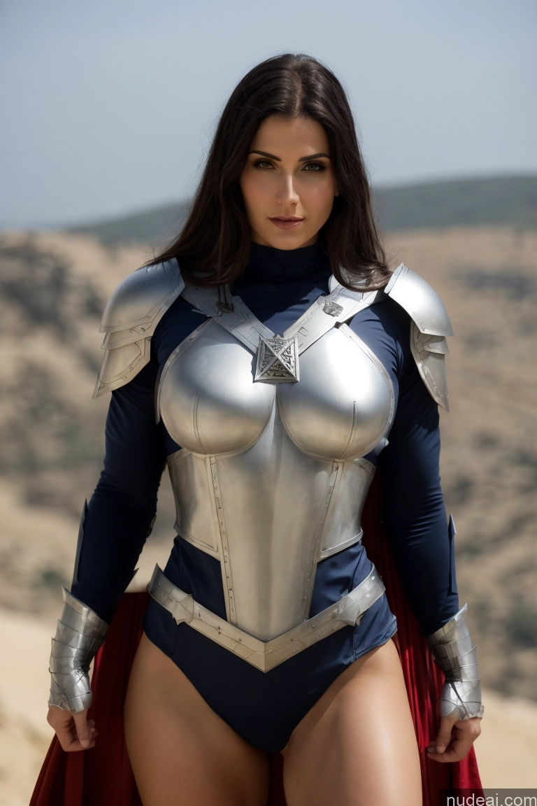 related ai porn images free for Israel Jewish Front View Busty Small Tits Fairer Skin Black Hair Muscular Abs Superhero Knight Fantasy Armor