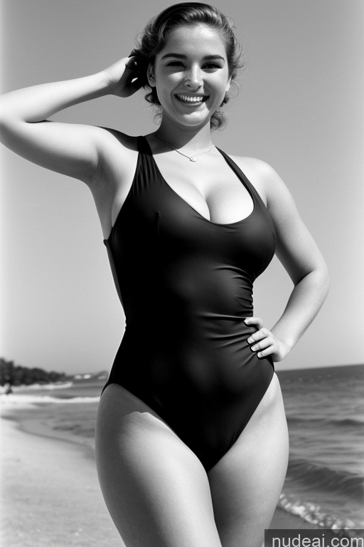 related ai porn images free for 18 Happy French One Piece Swimsuit 60s Black And White Huge Boobs Big Hips Big Ass