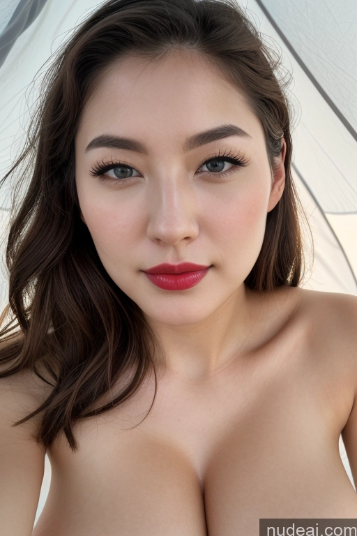 related ai porn images free for Woman One Huge Boobs Beautiful Lipstick Fairer Skin Slicked Tent Close-up View Simple Korean