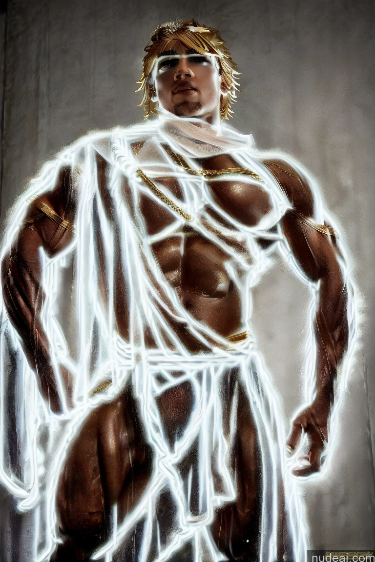 Bodybuilder Huge Boobs Muscular Abs Menstoga, White Robes, In White And Gold Costumem, Gold Headpiece, Gold Belt, Gold Chain Batwoman Captain Marvel Black Cat Spider-Gwen Neon Lights Clothes: Purple Powering Up Busty Perfect Boobs Neon Lights Clothes: Blue Neon Lights Clothes: Green