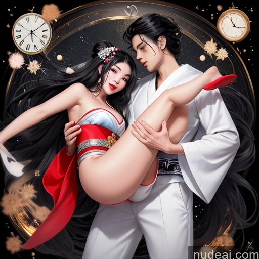 related ai porn images free for 20s Black Hair Japanese Geisha One Beautiful Long Hair Surrealist Woman + Man Long Legs Ahegao Spreading Legs