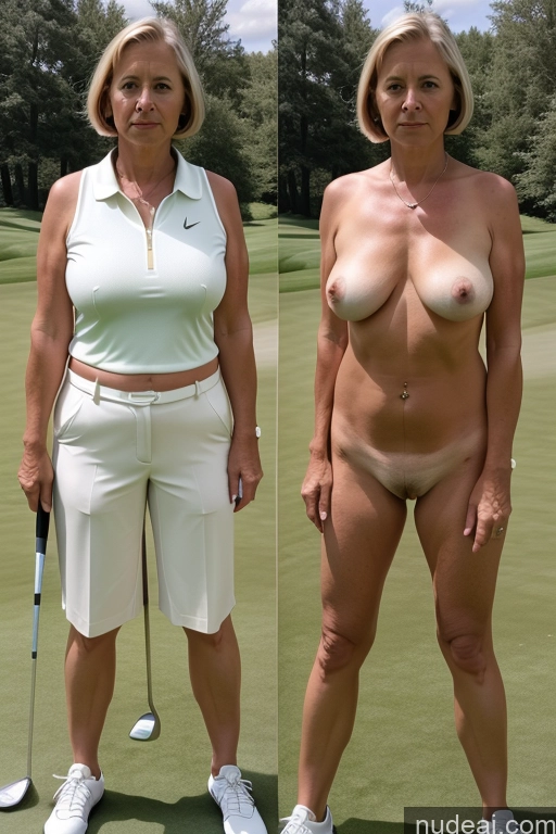 related ai porn images free for Bobcut Blonde Serious Golf Topless Onoff 70s