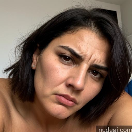 related ai porn images free for Pubic Hair Serious Seductive Busty Perfect Boobs Tall Thick Tanned Skin Close-up View Nude Black Hair Jewish Angry Bedroom Bobcut Milf 18