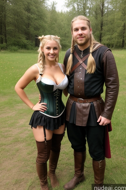 related ai porn images free for Perfect Boobs Beautiful Perfect Body 18 Blonde Medieval Viking Pigtails Corset Gaming Woman + Man