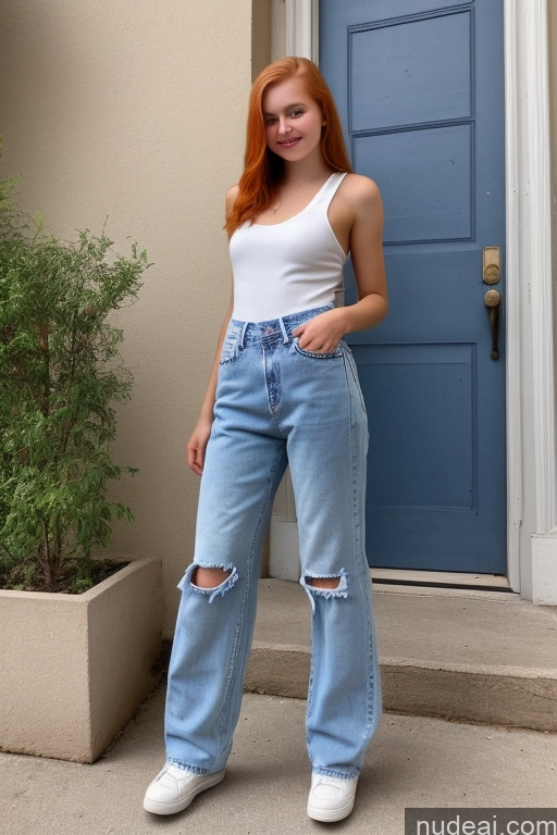 related ai porn images free for Sorority One 18 Ginger Russian High-waist Jeans