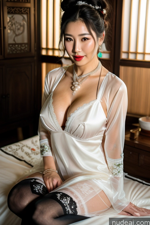 related ai porn images free for Busty Perfect Boobs Oiled Body Lipstick Black Hair Hair Bun Onsen Chinese Traditional Clothing: Qing Nv Zhuang Pearl Jewelry Stockings Thigh Socks Wedding Beautiful Bright Lighting Sexy Face Transparent Korean Cleavage Jewelry