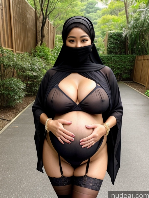 ai nude image of pregnant woman in black dress and black veil posing for camera pics of Busty Perfect Boobs Oiled Body Lipstick Black Hair Onsen Pearl Jewelry Stockings Thigh Socks Wedding Beautiful Transparent Korean Jewelry Kimono Cleavage Braided Yoga Pants Pregnant Niqab 40s