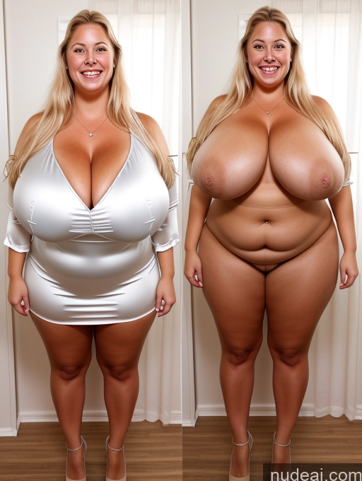 related ai porn images free for One Busty Huge Boobs Beautiful Thick Chubby 30s Happy Laughing Scandinavian Dress Cleavage Transparent Pearl Jewelry Onoff Satin Blouse