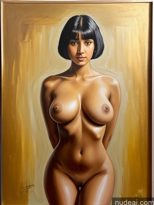 related ai porn images free for Huge Boobs Small Ass 18 Black Hair Indian Painting Bobcut