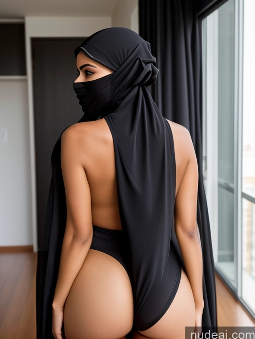 related ai porn images free for Hair Bun Bending Over Back View Big Ass Niqab