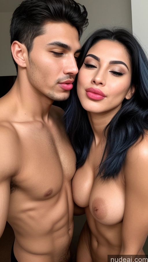 ai nude image of arafed asian couple posing for a selfie in a bathroom pics of Skin Detail (beta) Nude 20s Oiled Body Perfect Body Perfect Boobs Orgasm Blue Hair Front View Blowjob Straight Brazilian Happy Ahegao Sexy Face Pouting Lips Lipstick Busty Woman + Man