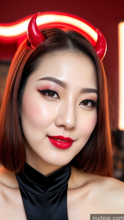 related ai porn images free for Woman Beautiful Lipstick Huge Boobs Fairer Skin 30s Happy Sexy Face Seductive Slicked Korean Close-up View Devil Bright Lighting