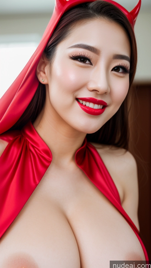 related ai porn images free for Woman Huge Boobs Beautiful Lipstick Fairer Skin 30s Seductive Slicked Korean Close-up View Devil Bright Lighting Sexy Face Wedding Happy