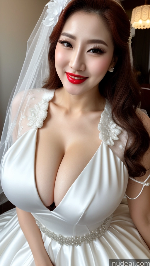 related ai porn images free for Woman Huge Boobs Beautiful Lipstick Fairer Skin 30s Happy Seductive Slicked Korean Close-up View Sexy Face Wedding Devil