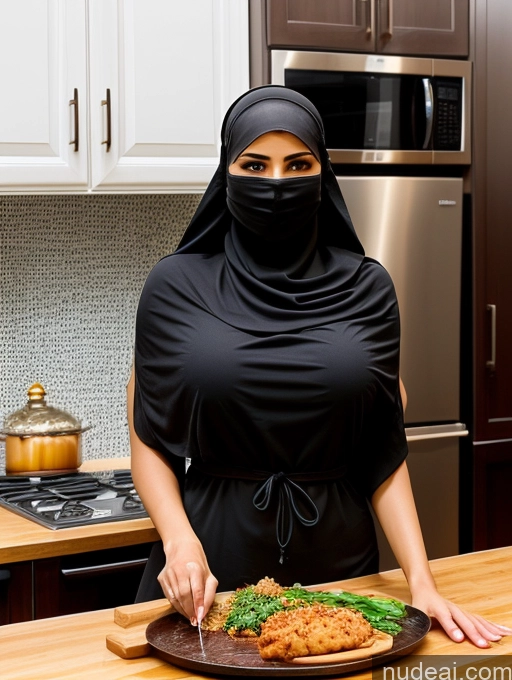 related ai porn images free for Huge Boobs Perfect Body Arabic Kitchen Niqab