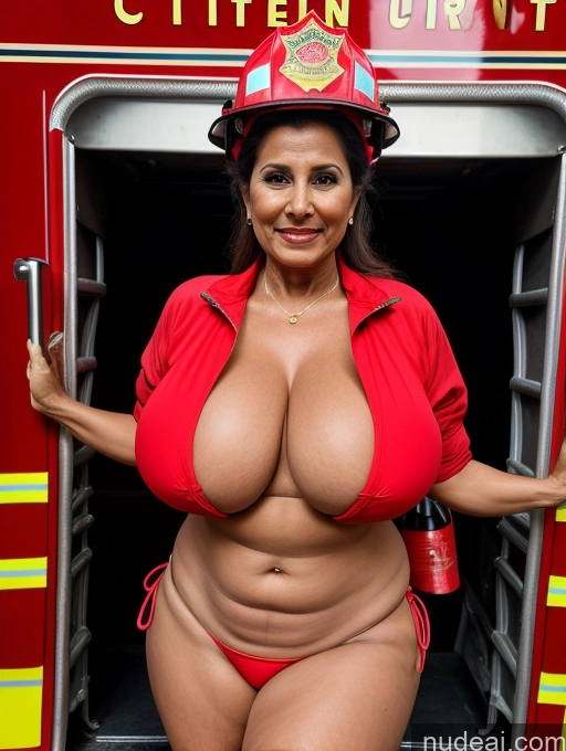 related ai porn images free for Milf Busty Huge Boobs Indian 70s Microkini Firefighter Front View Stage