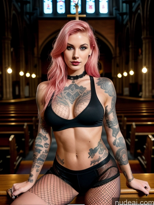 related ai porn images free for Athlete Perfect Boobs Beautiful Tattoos Muscular Fairer Skin Seductive Perfect Body Fishnet Goth French Straight Pink Hair Church