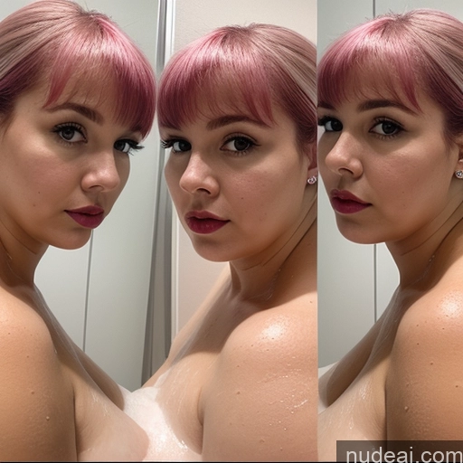 related ai porn images free for Huge Boobs Big Hips Fat Chubby Big Ass Lipstick Fairer Skin 18 Pink Hair Bangs Persian Bathroom Bathing