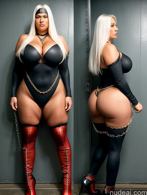 related ai porn images free for Big Ass One 30s Model Huge Boobs White Hair Thick Tall Perfect Body Chain Shackles Superhero