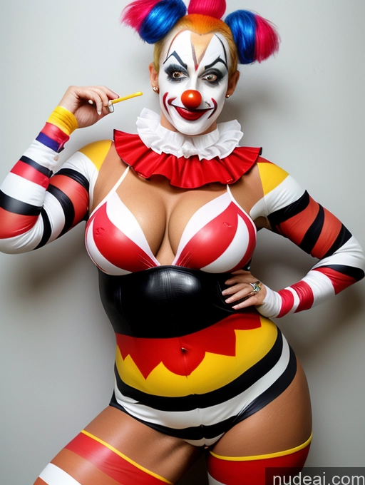 related ai porn images free for Harlequin Bodypaint Clown Milf 30s Beautiful Big Ass Big Hips Thick Perfect Body Short