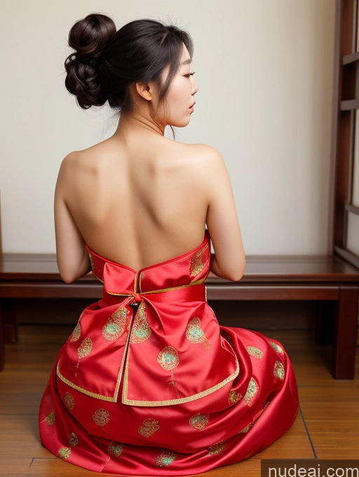 related ai porn images free for Big Ass Hair Bun Back View Bending Over Traditional Korean