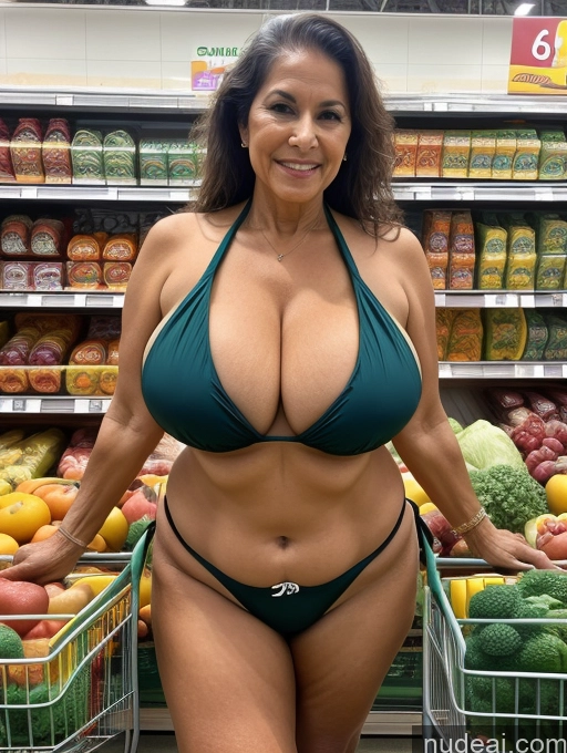 related ai porn images free for Milf Busty Huge Boobs 70s Brazilian Front View Grocery Microkini