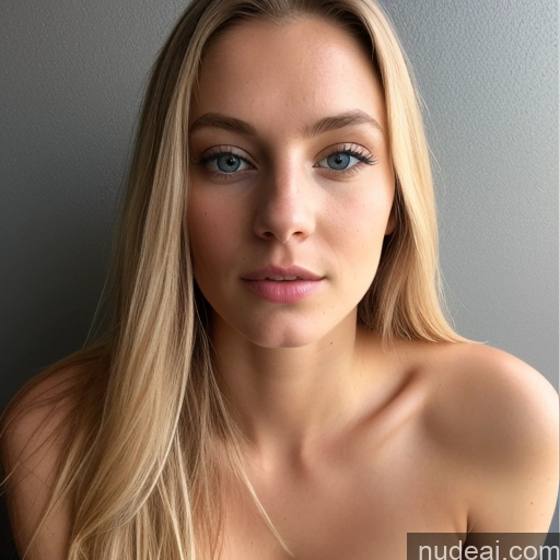 ai nude image of blond woman with blue eyes and long hair posing for a picture pics of Small Tits Beautiful Big Ass Small Ass Shocked Blonde Long Hair Skin Detail (beta) Nude Bright Lighting Detailed Two Model 18 Scandinavian