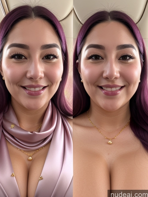 related ai porn images free for One Busty Beautiful Thick Chubby Fat Big Hips 30s Happy Straight Korean Close-up View Flight Attendant Cleavage Diamond Jewelry Gold Jewelry Pearl Jewelry Scarf Onoff Satin Purple Hair