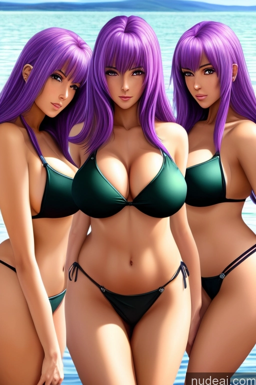 related ai porn images free for One Huge Boobs Skinny Big Ass Trans Girl With Erect Penis 20s Long Hair Purple Hair Woman Soft Anime Detailed Nilotic Sexy Face Bikini Lake