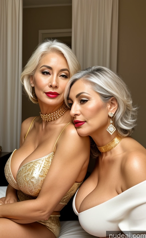 related ai porn images free for Milf Two Huge Boobs Lipstick Big Ass 40s Sexy Face White Hair Long Hair Asian Bedroom Front View Choker High Heels Gold Jewelry Diamond Jewelry Bright Lighting