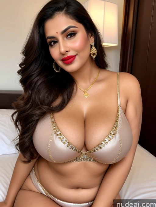 related ai porn images free for Milf Busty Beautiful Lipstick Chubby Thick 20s Happy Seductive Brunette Long Hair Russian Bedroom Front View Sari Cleavage Diamond Jewelry Gold Jewelry Detailed Big Hips Pouting Lips Spreading Legs