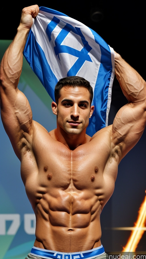 related ai porn images free for Israel Jewish Busty Abs Muscular Bodybuilder 20s Powering Up Power Rangers