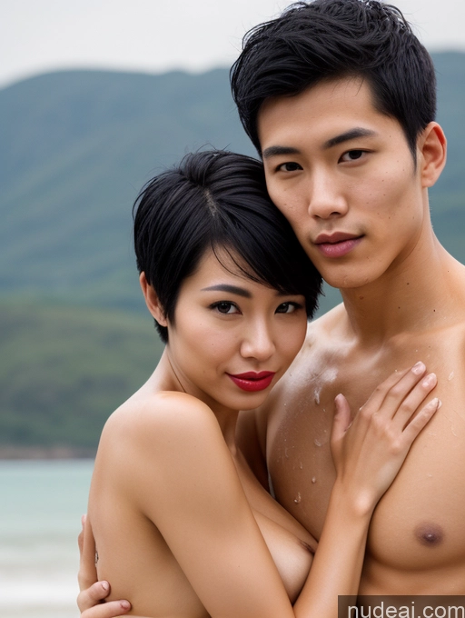 related ai porn images free for One Perfect Body Oiled Body Black Hair Asian Pixie Nude Busty Long Legs Lipstick 20s Sad Woman + Man Skinny Close-up View Cumshot