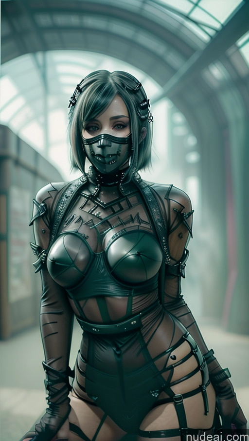 related ai porn images free for Milf Spread_legs, Pussy, Split_legs Gothic Punk Girl Perfect Boobs Busty Face Mask Dominatrix Green Hair Futuristic POV Focus Sex Transparent