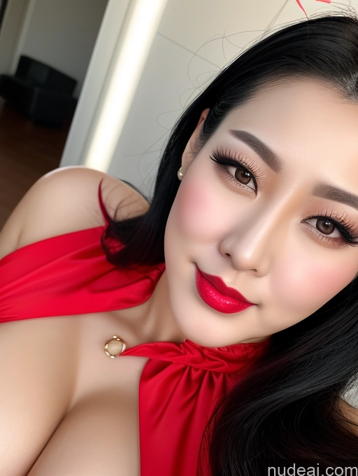 related ai porn images free for Woman Huge Boobs Beautiful Lipstick Big Ass Fairer Skin 30s Happy Seductive Black Hair Slicked Korean Close-up View Devil Bright Lighting Sexy Face