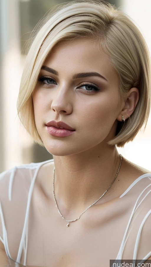 related ai porn images free for Short Hair Wet T-Shirt Blonde Pouting Lips