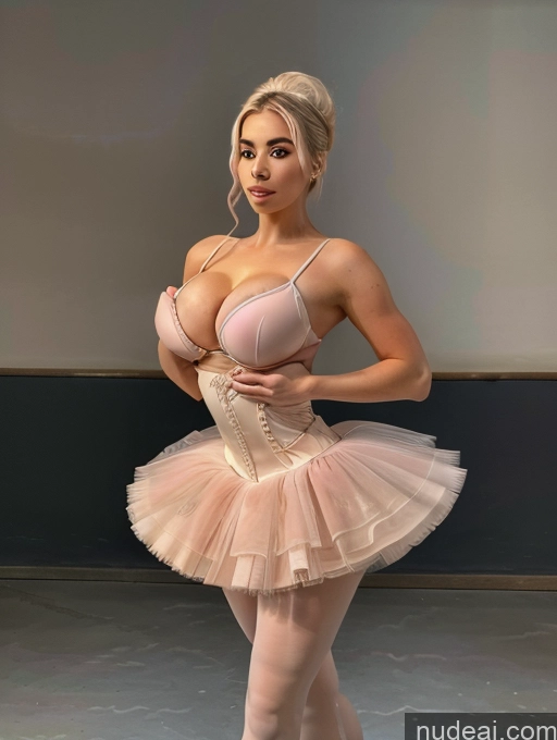 ai nude image of there is a woman in a pink dress posing for a picture pics of Bimbo Perfect Boobs Beautiful Big Hips Perfect Body FairArguementBut Ballet Dance Dress